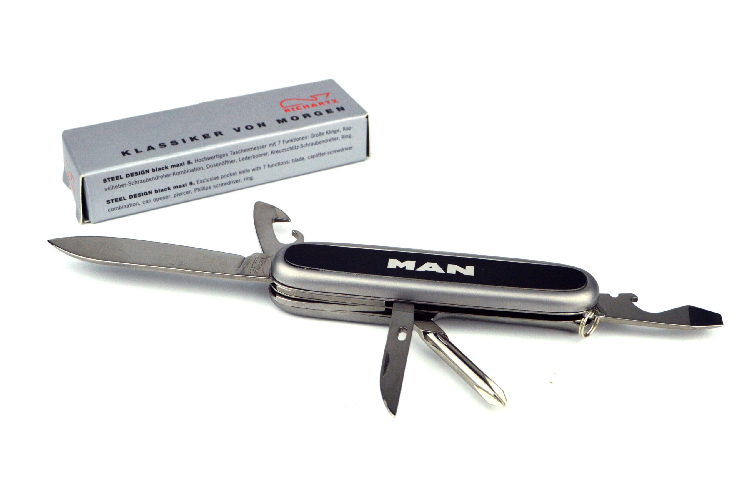 Мультифункциональный нож (RICHARTZ STEEL DESIGN BLACK MAXI 5)