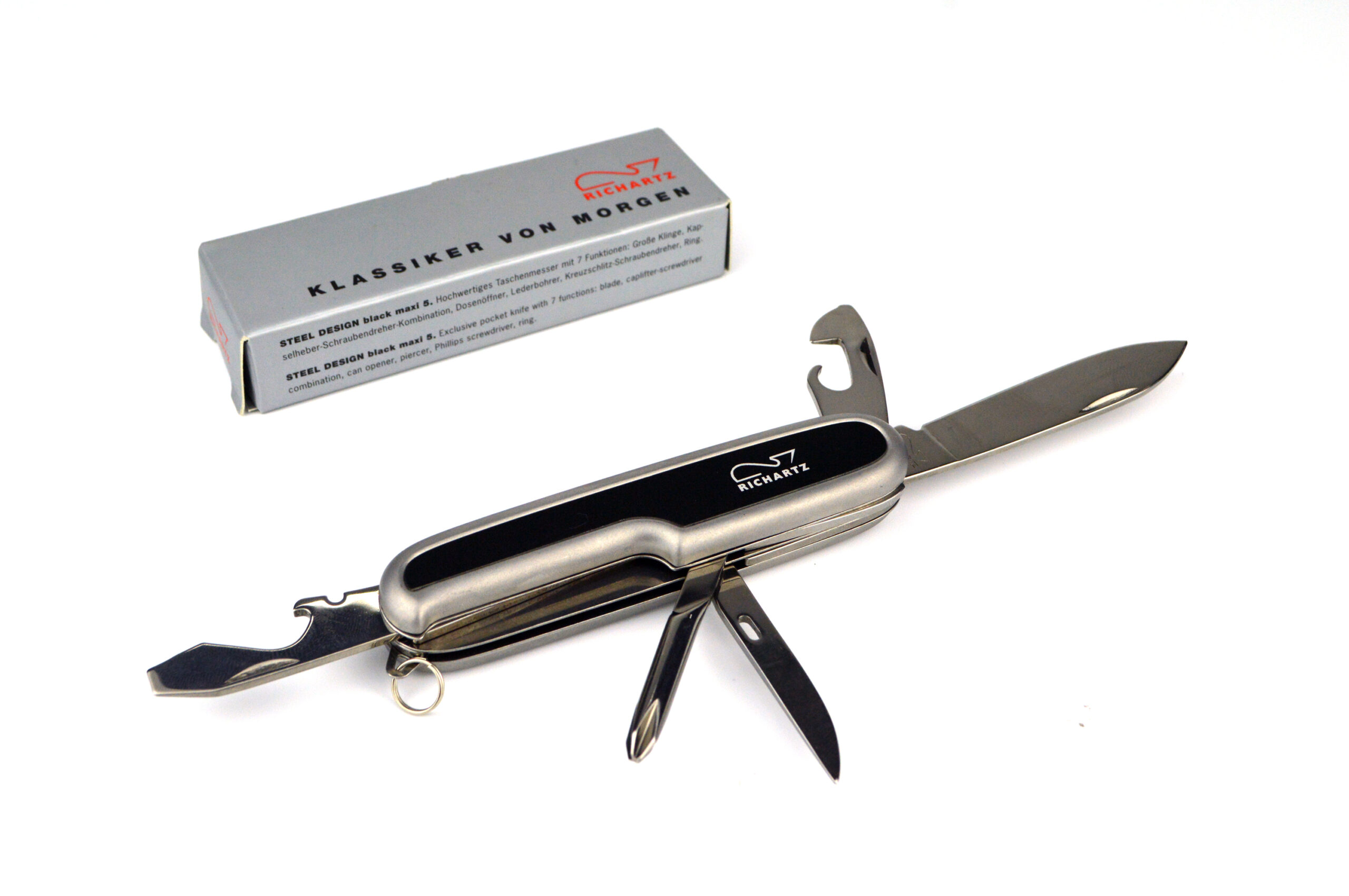Мультифункциональный нож (RICHARTZ STEEL DESIGN BLACK MAXI 5)