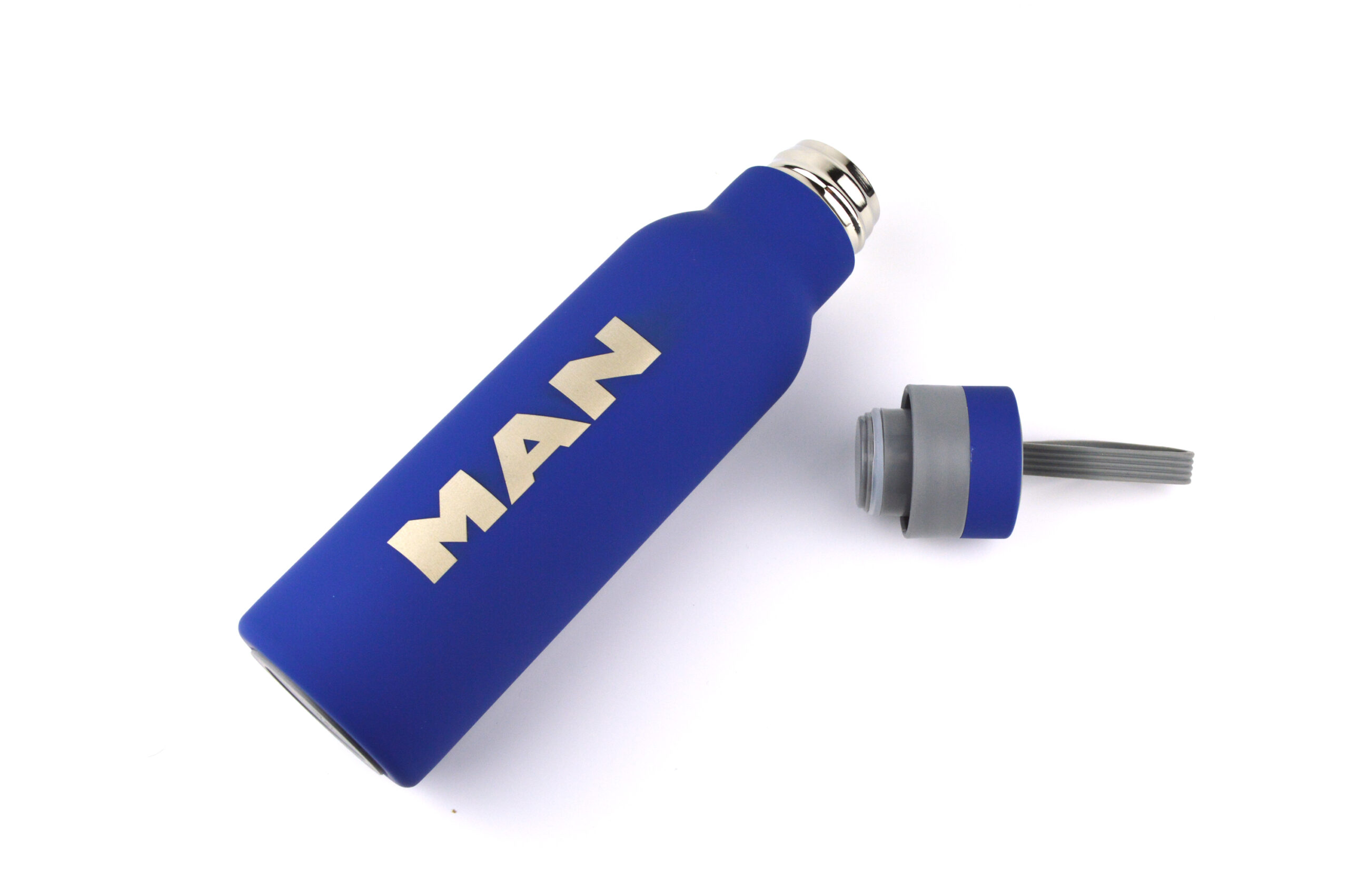 Термос синий